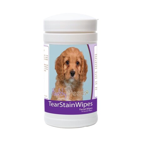 Healthy Breeds Cavapoo Tear Stain Wipes - 70 Count, 70PK 840235177951
